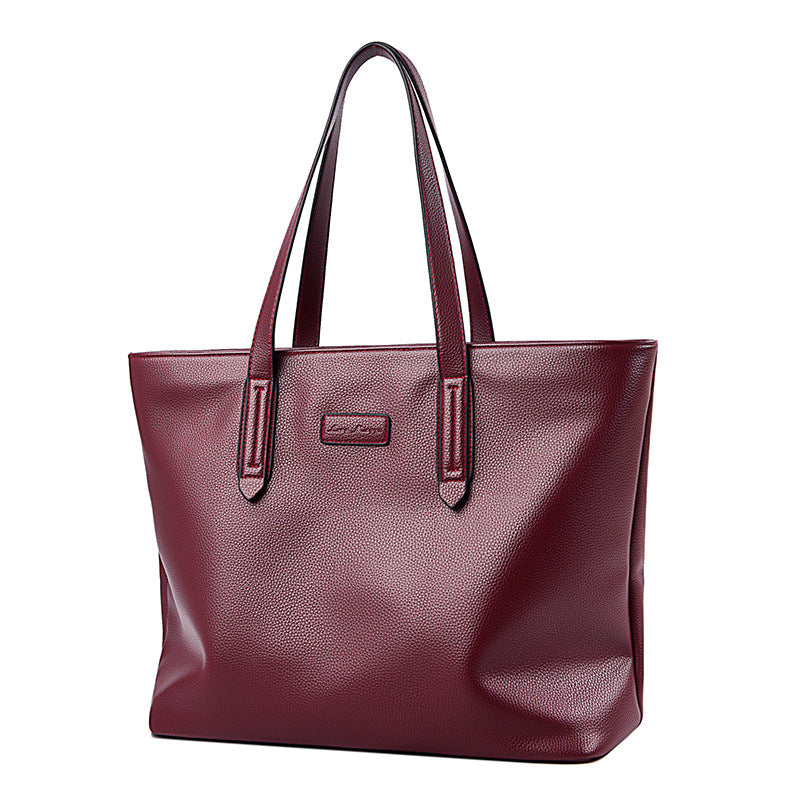 Slouchy Women's Large Simple Commute Capacity Shoulder Bags