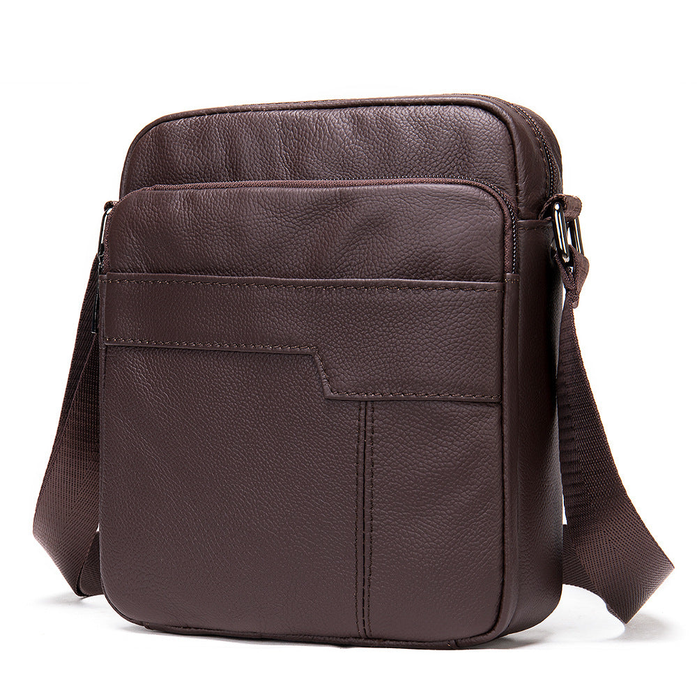Men's Leather First Layer Cowhide Retro Men's Messenger Bags