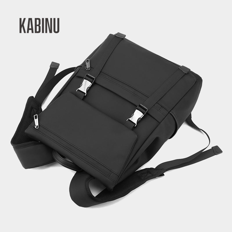 Oxford Cloth Solid Color Business Commute Backpacks