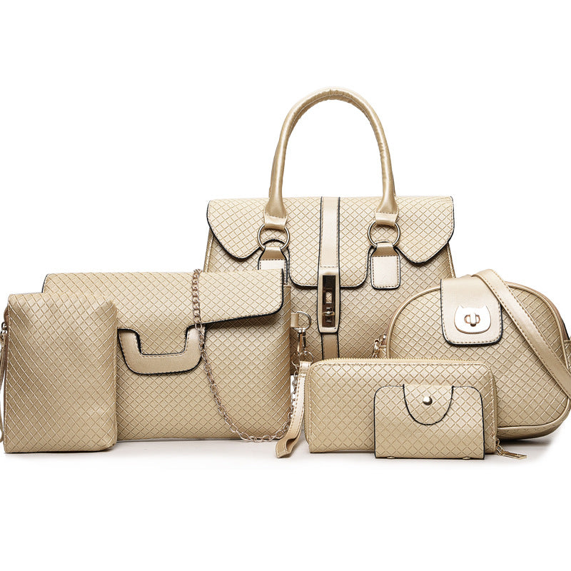 Women's Glamorous Fashion Hand Set Embossed Handbags
