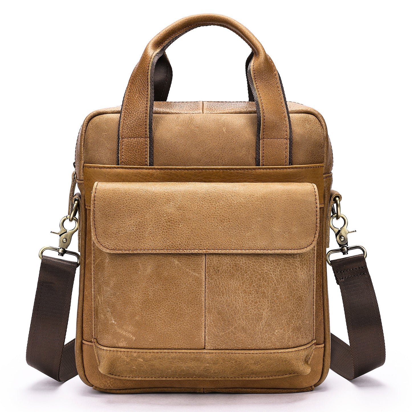 Men's Graceful Stylish Fashion Genuine Leather Men's Shoulder Bags