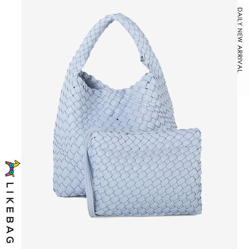 Women's Trendy Hand-woven Versatile Large Capacity Portable Bags