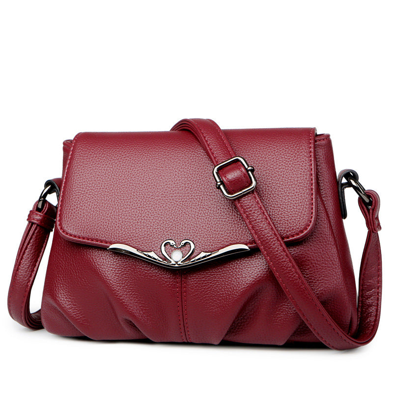 Women's Soft Leather Simple Elegant Gift For Crossbody Bags
