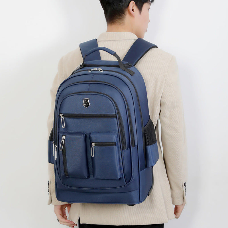Men's Capacity Double Back Leisure Oxford Cloth Bags