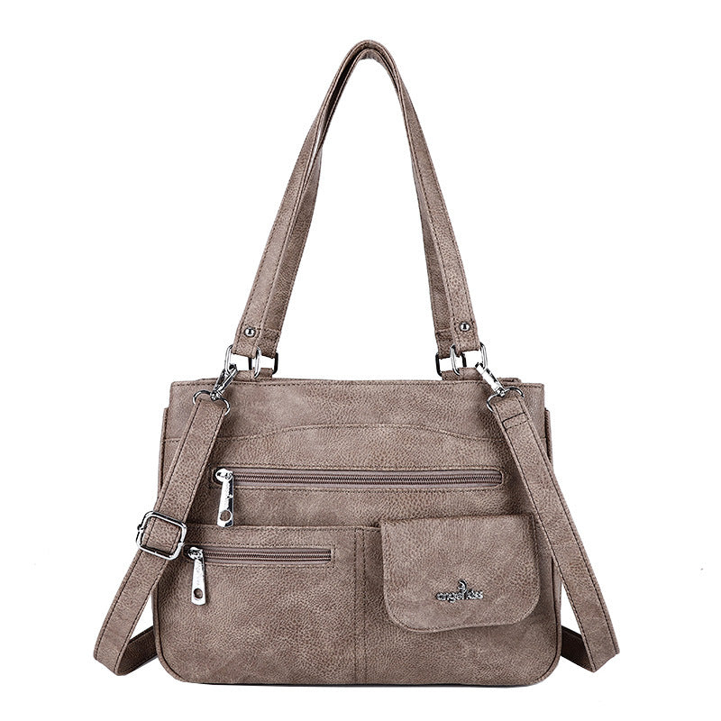 Women's Elegant Retro Large Capacity Portable Handbags