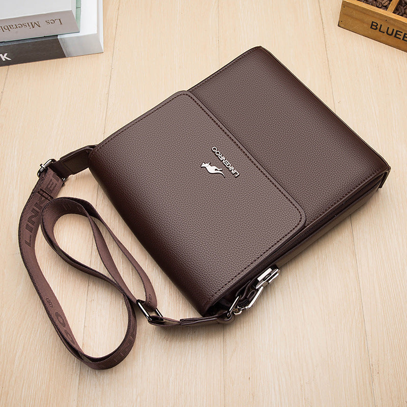 Men's Man With Password Business Cover Vertical Men's Shoulder Bags