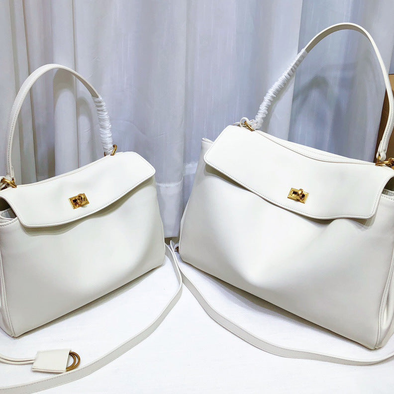 Women's Genuine Leather High-grade Commuter Underarm Kelly Tote Bags