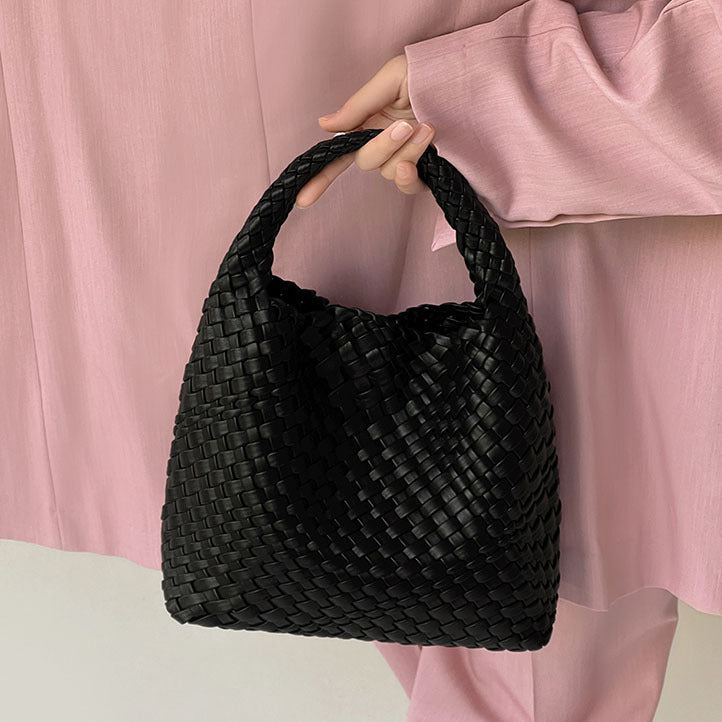 Hand-woven Female Large Capacity Mother Vegetable Tote Bags