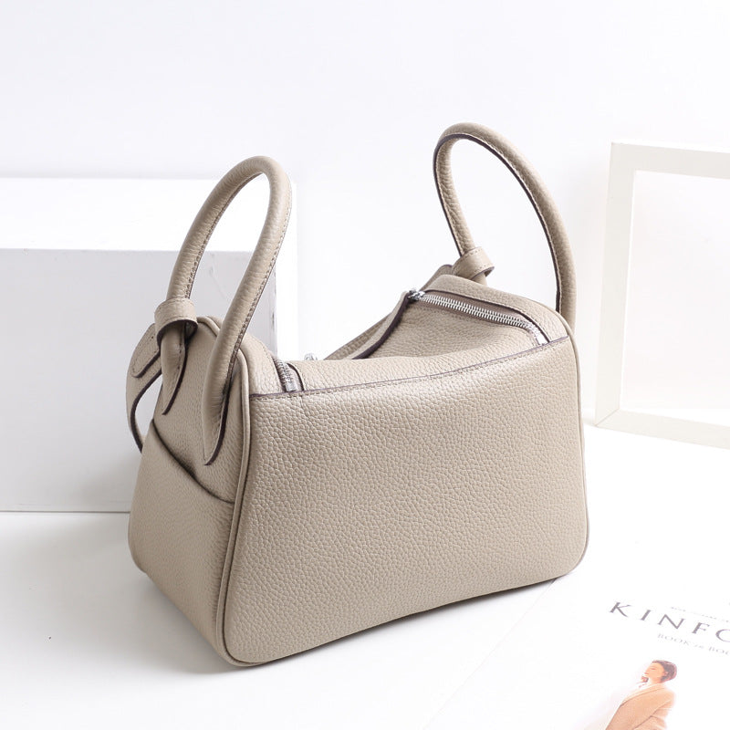 Pillow Fashion Soft Leather Genuine Large Handbags
