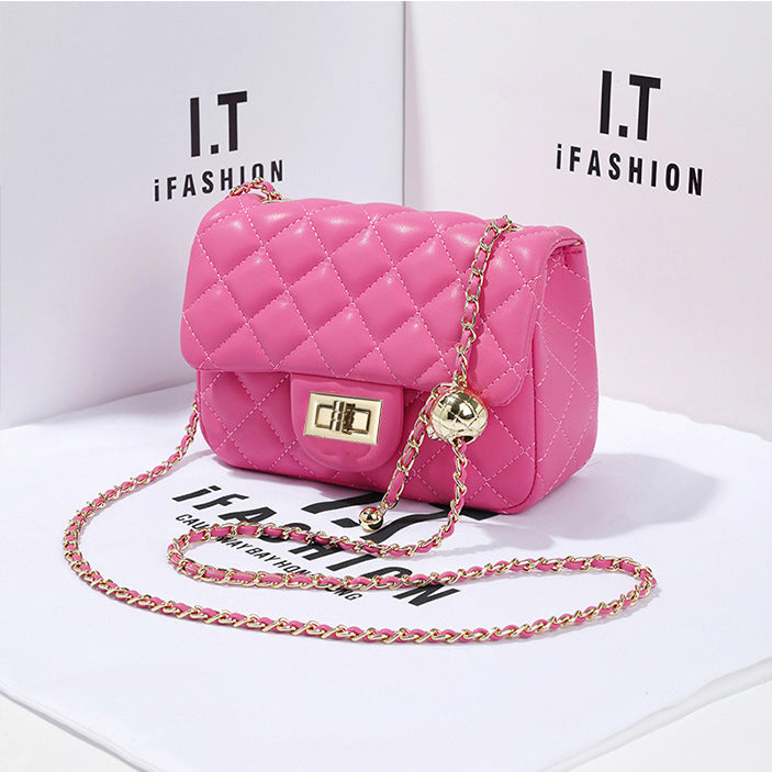 Women's Classic Style Rhombus Chain Fat Underarm Crossbody Bags