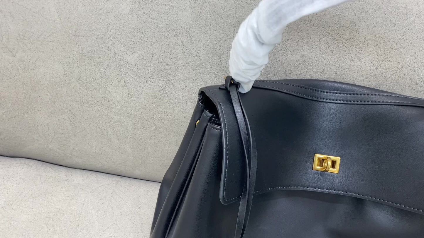 Leather Kelly High-grade Cowhide Large Capacity Bags