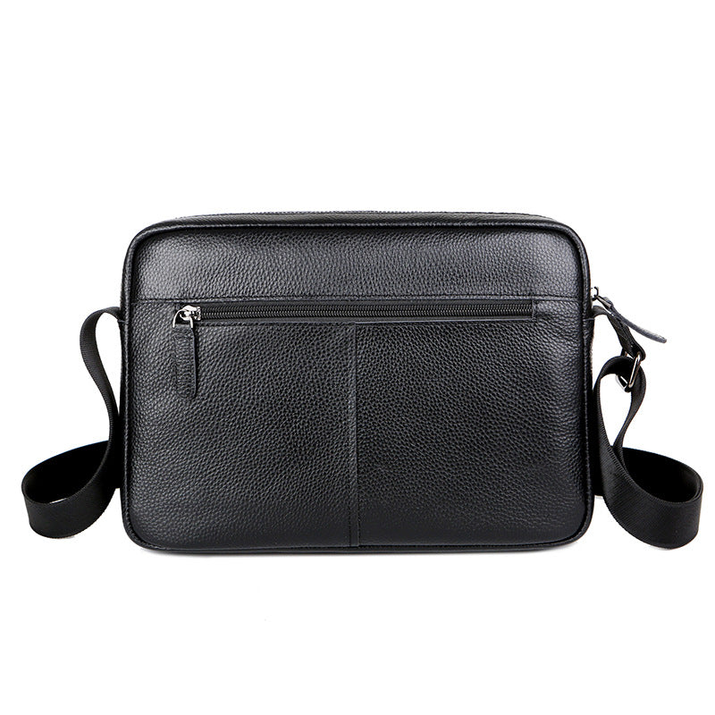 Men's Genuine Leather Elk Horizontal First Layer Bags