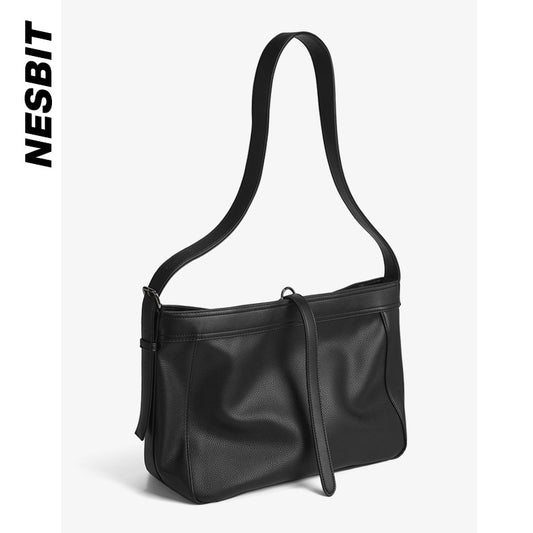 Men's Lychee Pattern Soft Leather Niche Designer Men's Messenger Bags