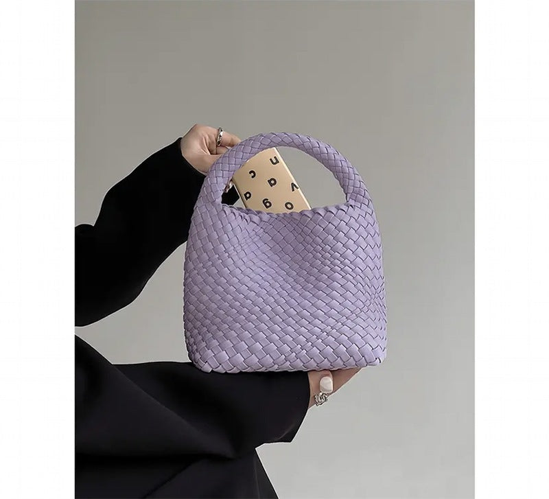 Hand-woven Female Large Capacity Mother Vegetable Tote Bags