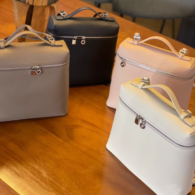 Women's Durable Elegant Cowhide Large Capacity Tote Bags