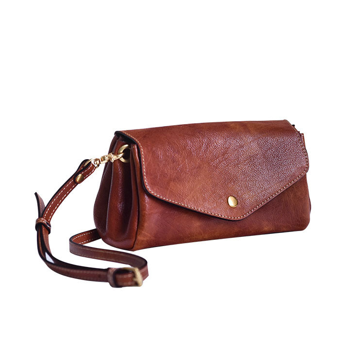 Women's Leather Lightweight Organ Mobile First Layer Shoulder Bags