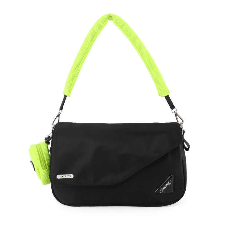 Women's & Men's & Underarm Fashion Nylon Cloth Riding Crossbody Bags