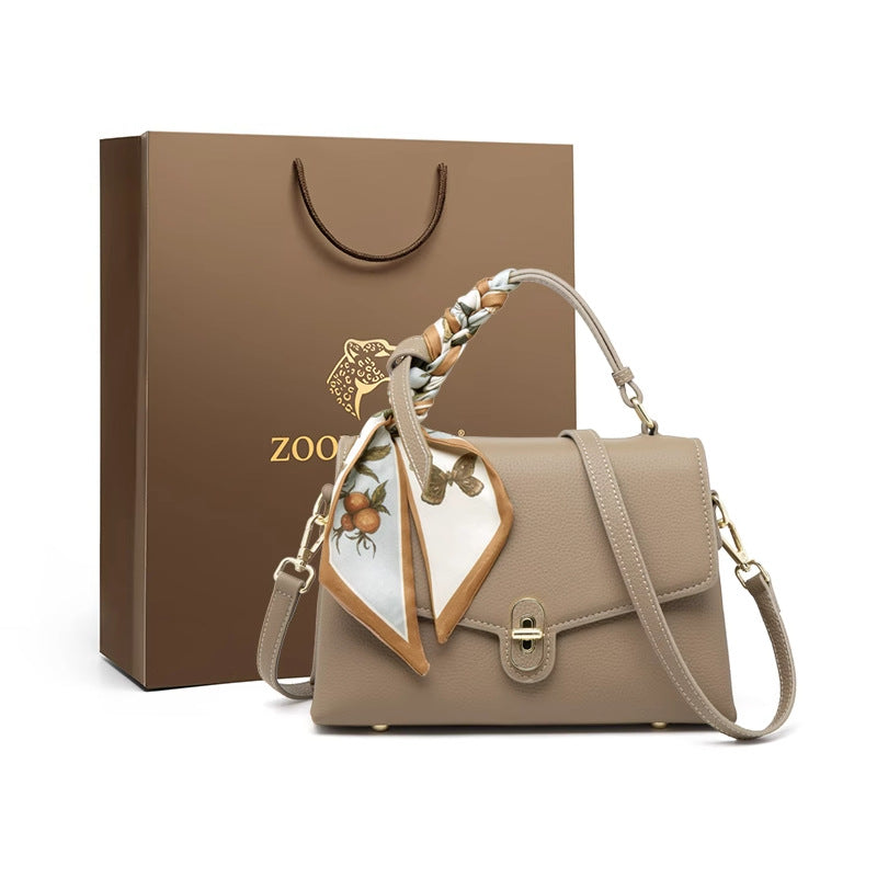 Women's Genuine Leather Design High-grade Fashion Soft Shoulder Bags