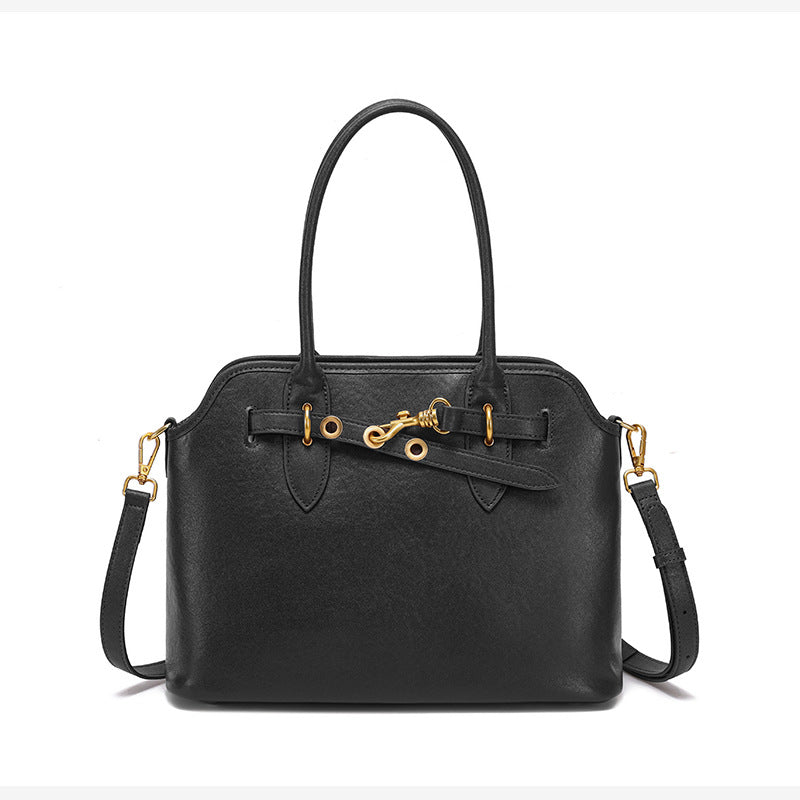 Women's Genuine Leather Fashion Senior Hand Shoulder Bags