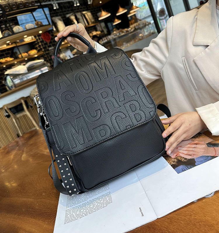 Style Female Niche Embossed Leisure Commute Bags