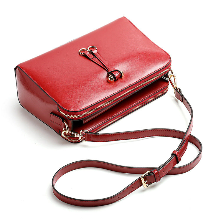 Women's Fashion Genuine Leather High-grade Cowhide Trendy Shoulder Bags
