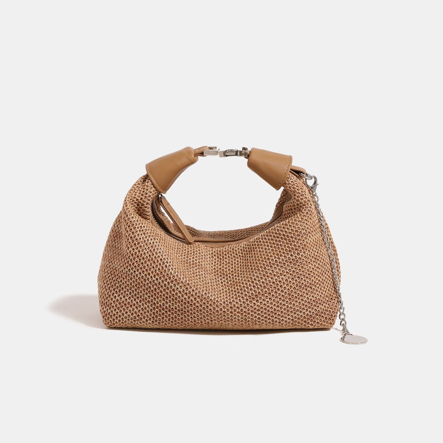 Women's Straw Woven Dumpling Summer Vacation Beach Handbags