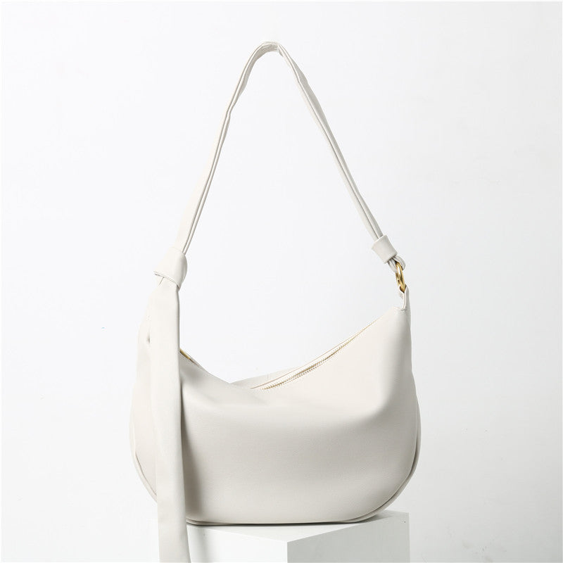 Women's Cowhide Versatile Design Simple High-grade Leather Shoulder Bags