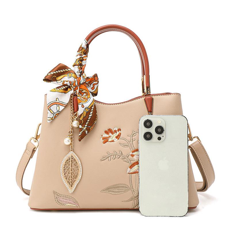 National Style Art Design Light Luxury Shoulder Bags