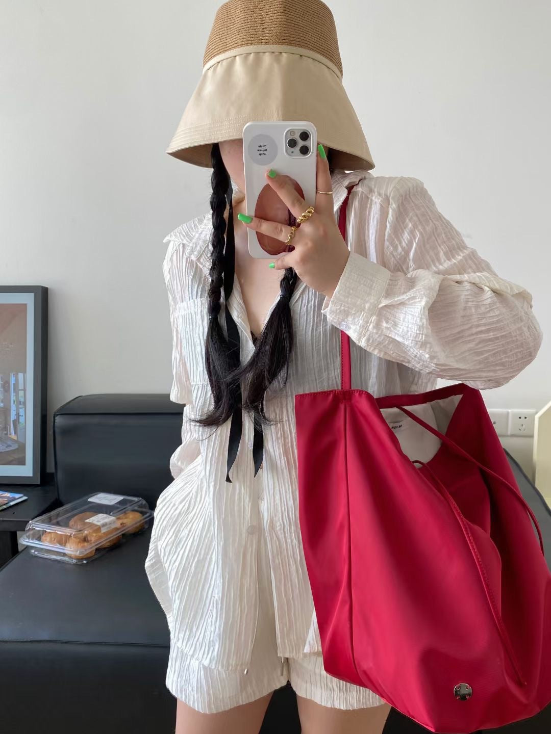 Classic Nylon Cloth Large Capacity Totes Crossbody Bags