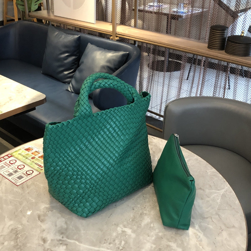 Slouchy Large Capacity Hand-woven Versatile Mother Bags