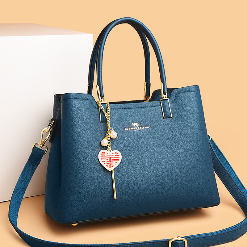 Women's Soft Leather Mouth To Give Mom Tote Bags