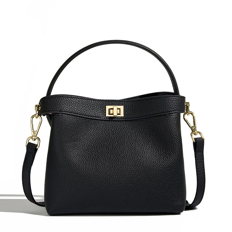 Commuter High-grade Genuine Leather Single Female Crossbody Bags