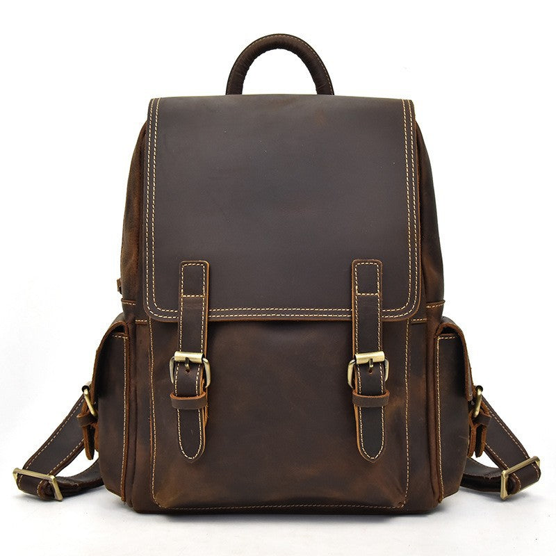 Women's & Men's & Crazy Horse Leather Vintage Backpacks
