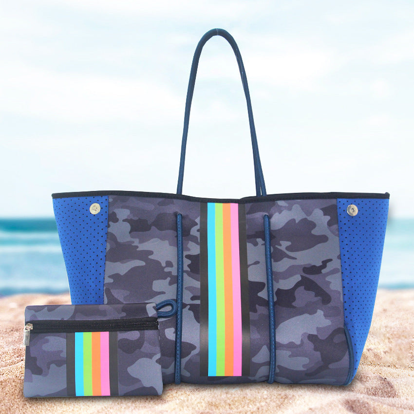 Women's Fashion Neoprene Big Large Beach Travel Bags