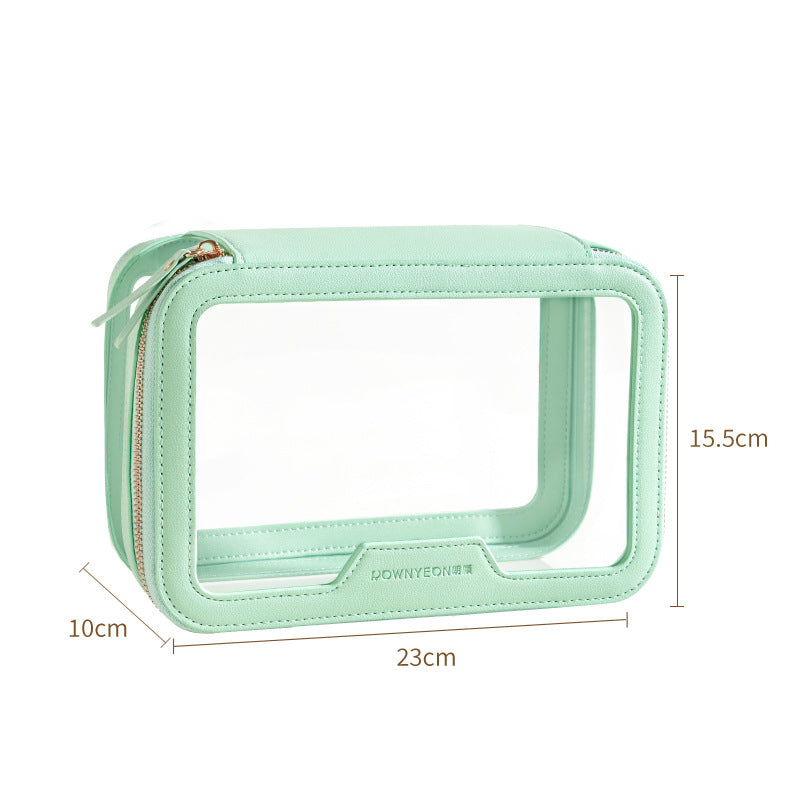Women's Korean Style Portable Storage Transparent Cosmetics Cosmetic Bags