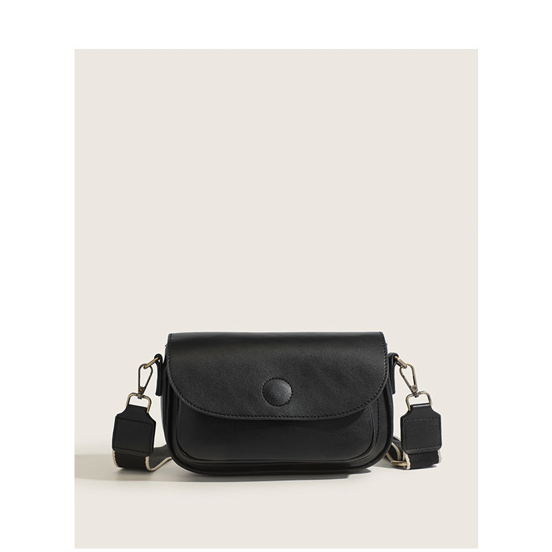 Women's Today Popular French Minority Texture Wide Shoulder Bags