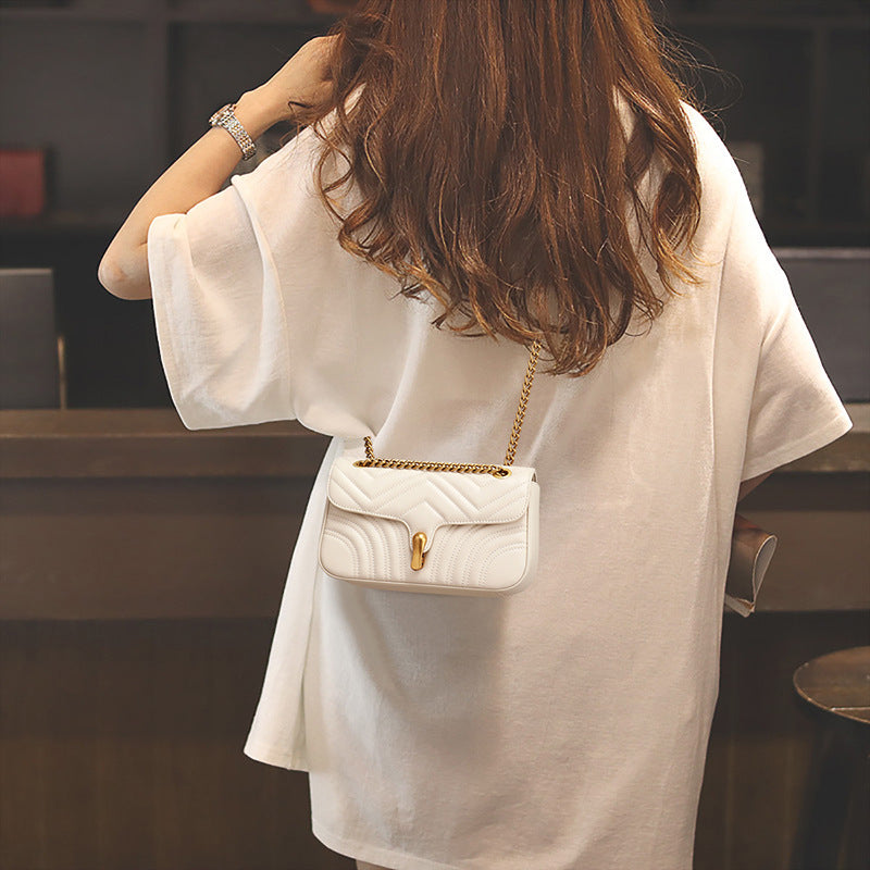Women's Fashion Chain Light Luxury Underarm Genuine Shoulder Bags