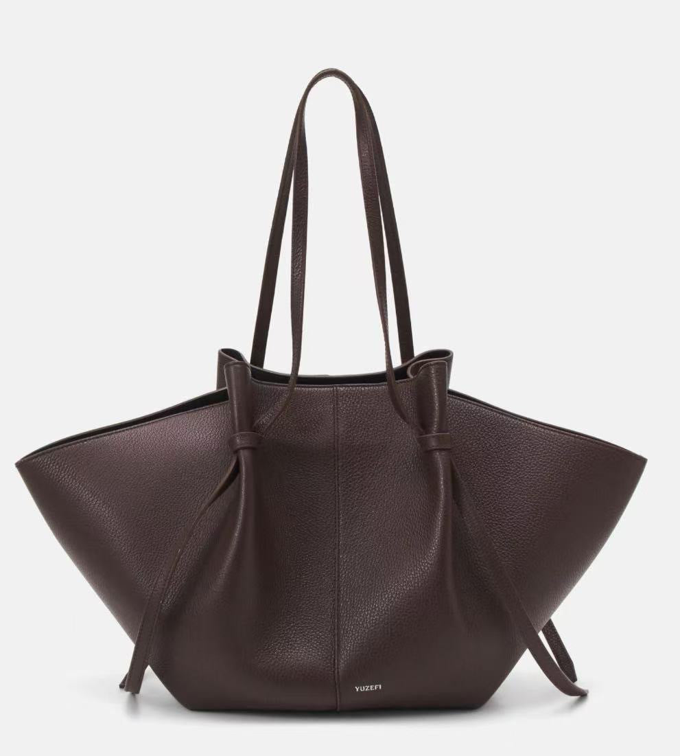 Women's Leather Large Capacity Portable Wings Style Tote Bags