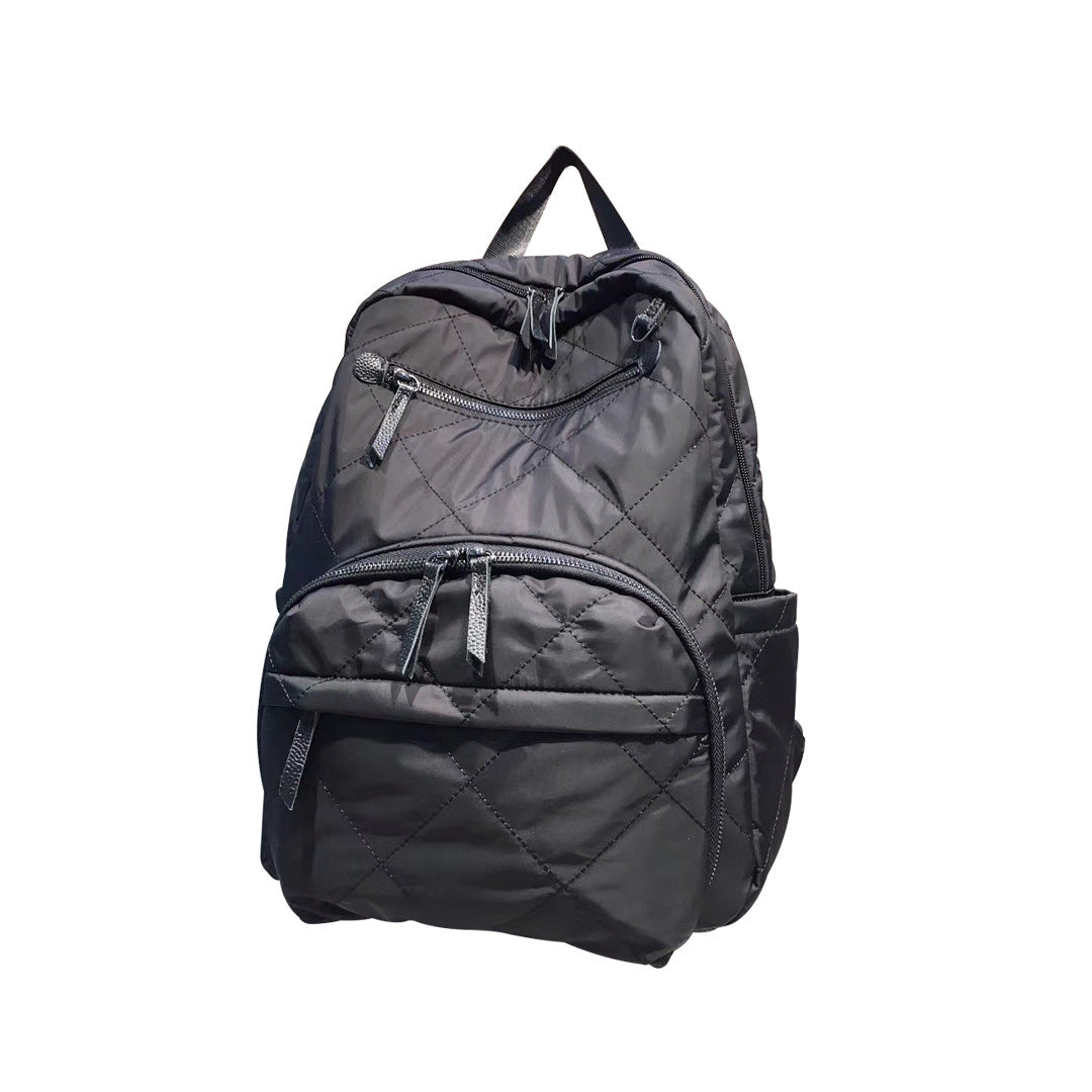 Waterproof Nylon Neutral College Commuter Notebook Middle School Students' Schoolbags