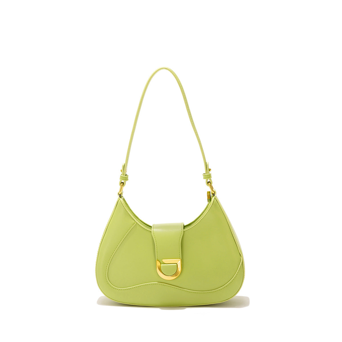 Women's Fashionable Simple Baguette Commuter Underarm Armpit Bags