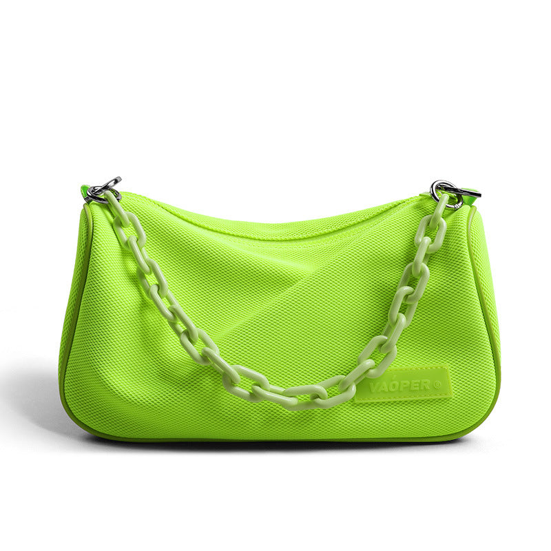 Niche Designer Rose Red Underarm Female Men's Messenger Bags