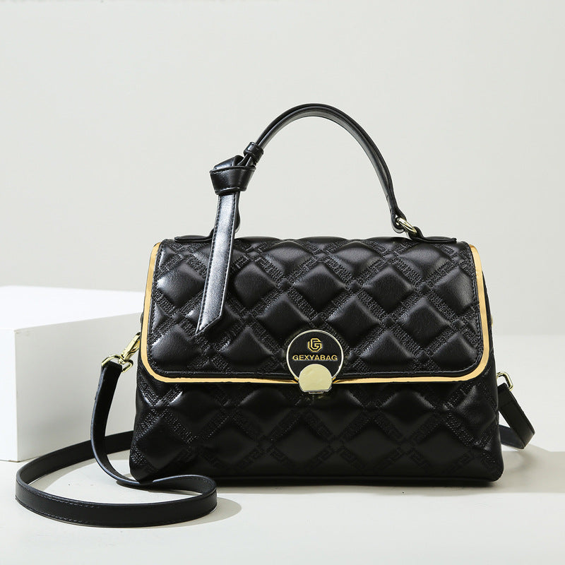 Women's Large Capacity Diamond Quilted Advanced Chic Handbags