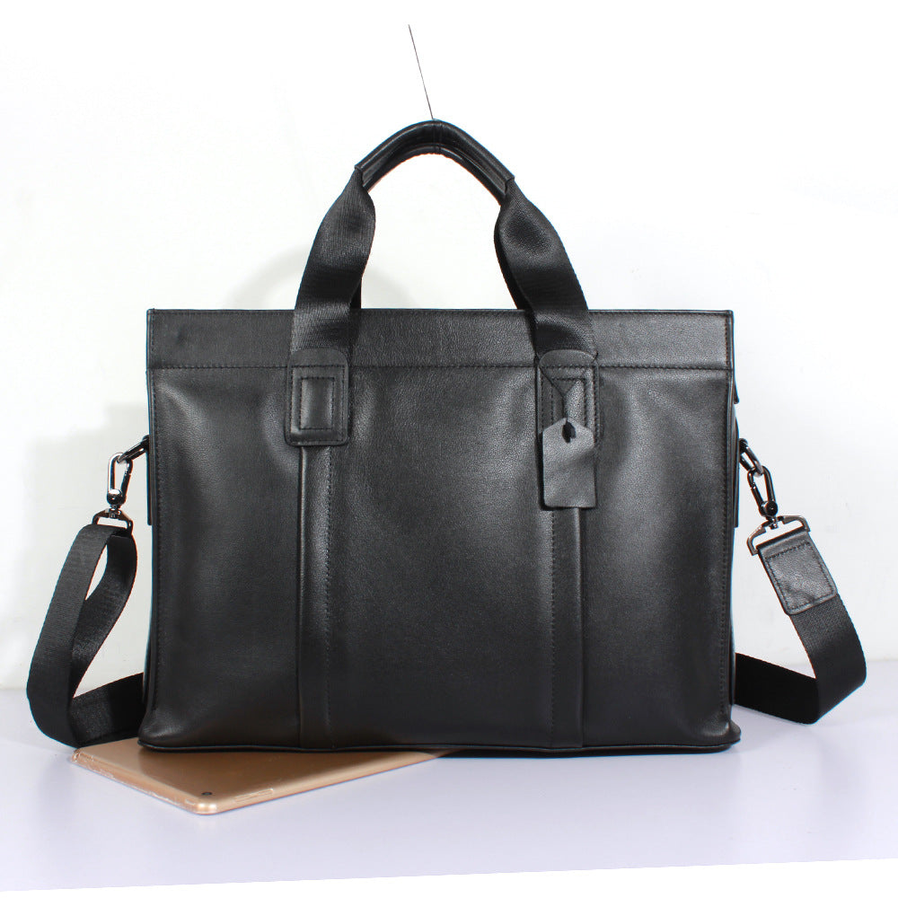 Men's First Layer Cowhide Large Capacity Business Men's Briefcases