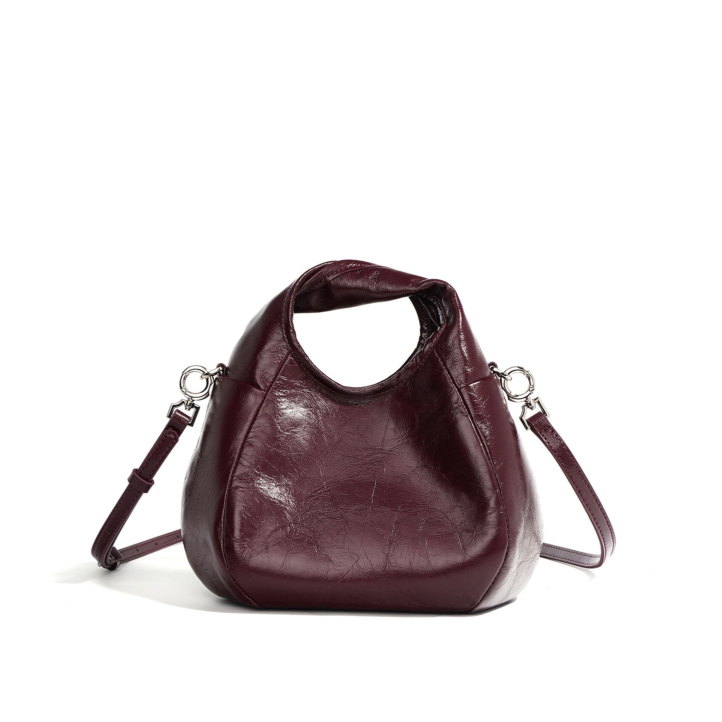 Women's First Layer Cowhide Large Capacity Versatile Shoulder Bags