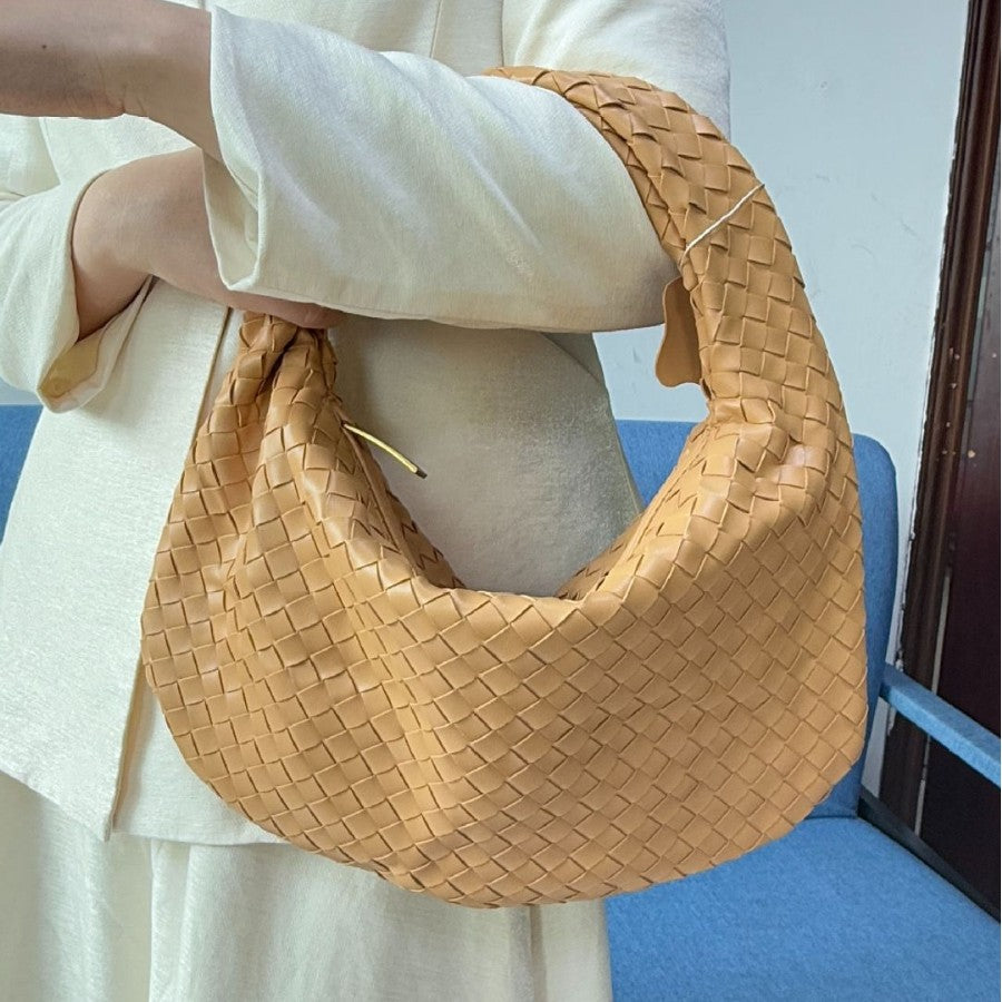 Women's Large Handmade Woven Capacity Hand Carrying Handbags