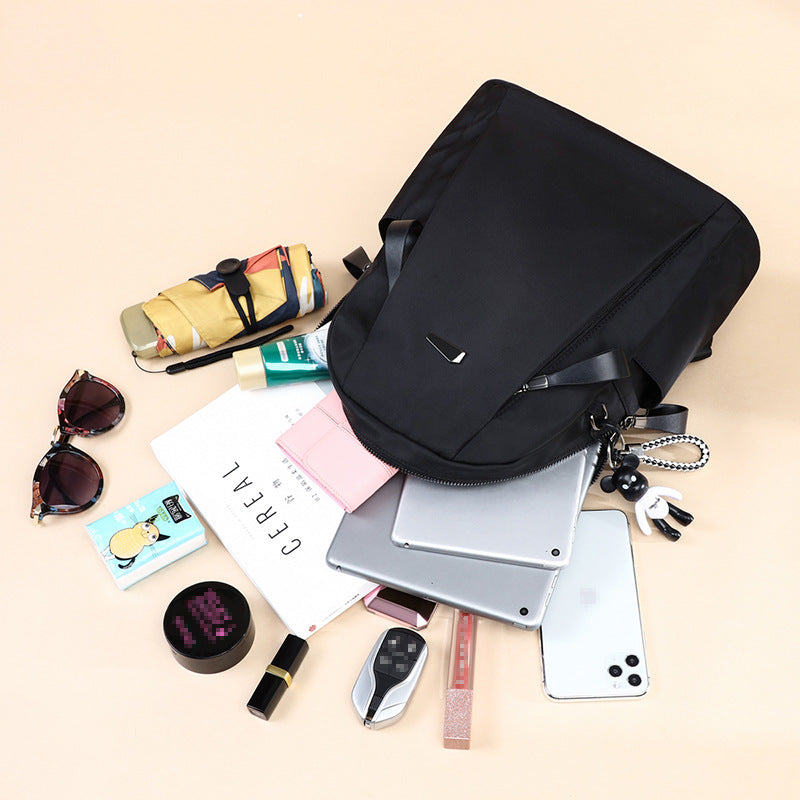 Women's Fashionable Oxford Cloth Korean Style Large Backpacks