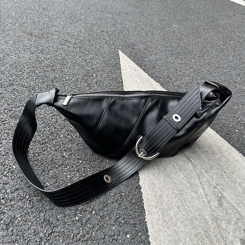 Women's Ge Texture Western Style Large Capacity Dumpling Simple Crossbody Bags