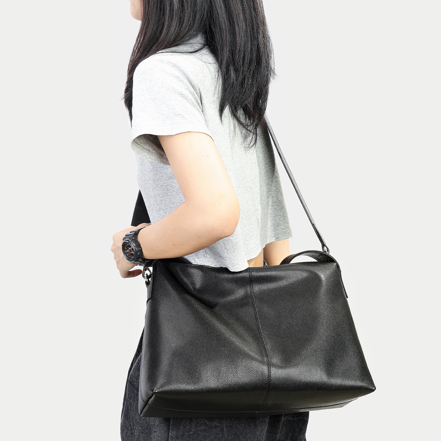 Women's Fashion Trend Genuine Leather One First Crossbody Bags