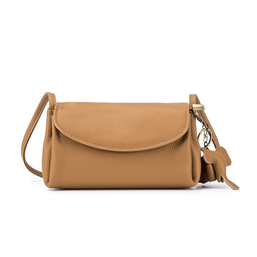 Women's High Sense Underarm Simple Elegant Genuine Shoulder Bags