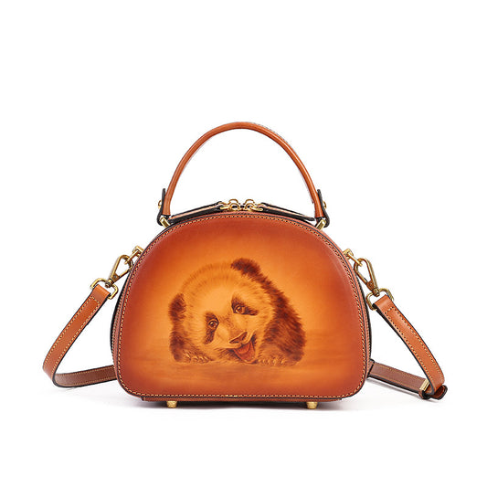 Women's Leather Handmade Ethnic Style Niche Retro Crossbody Bags